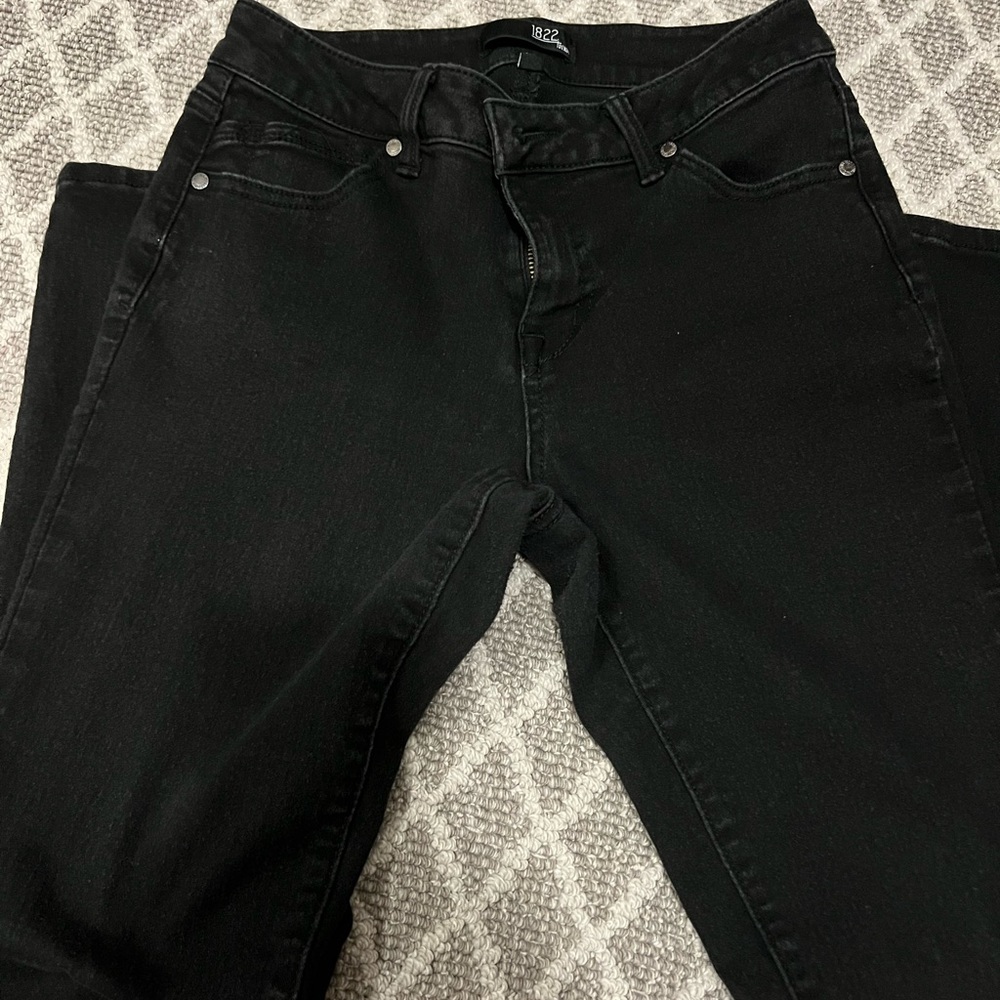 1822 Black Denim Skinny Jeans